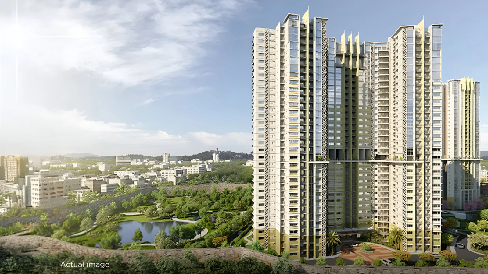 Shapoorji Pallonji Parkwest Apartments In Mysore Road Central Bangalore Elevation Facade